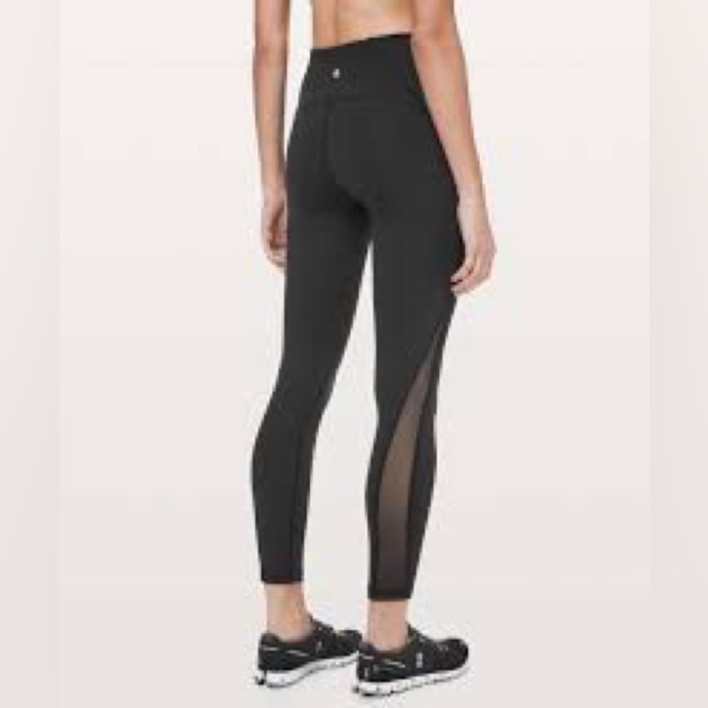 lululemon train times 7/8 (25”) black, size 2